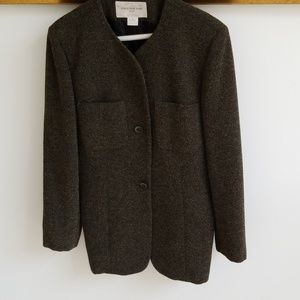 Tweed Green Suite Jacket